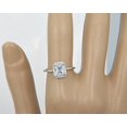 thumbnail image 5 of Eclet Jewels Radiant Cut Excellent 2.1 Ct Diamond Ring For Her - White Gold Over 14K Silver Diamond Ring - Engagement Wedding Halo Ring For Women's - Ever & Ever Halo-Style Engagement Ring for Her, 5 of 8