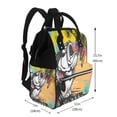 thumbnail image 2 of Honeii Fishing Bass Pattern Mummy Diaper Bag Backpack Durable Maternity Baby Nappy Casual Shoulder Bags Travel Hiking Outdoor Pack, 2 of 6