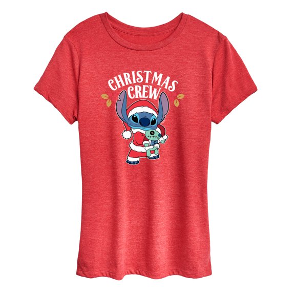 Lilo & Stitch - Christmas Crew - Women's Short Sleeve Graphic T-Shirt