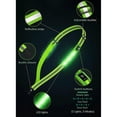 thumbnail image 5 of Cinturón reflectante LED para caminar, luz de seguridad para caminantes nocturnos, equipo reflectante recargable para correr., 5 of 5