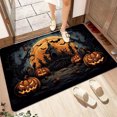 thumbnail image 4 of Welcome Doormat, 18 X 28 Inch Pumpkin Decorative Bathroom Mat Rubber Backing Non-Slip Floor Mat for Indoor, 4 of 5