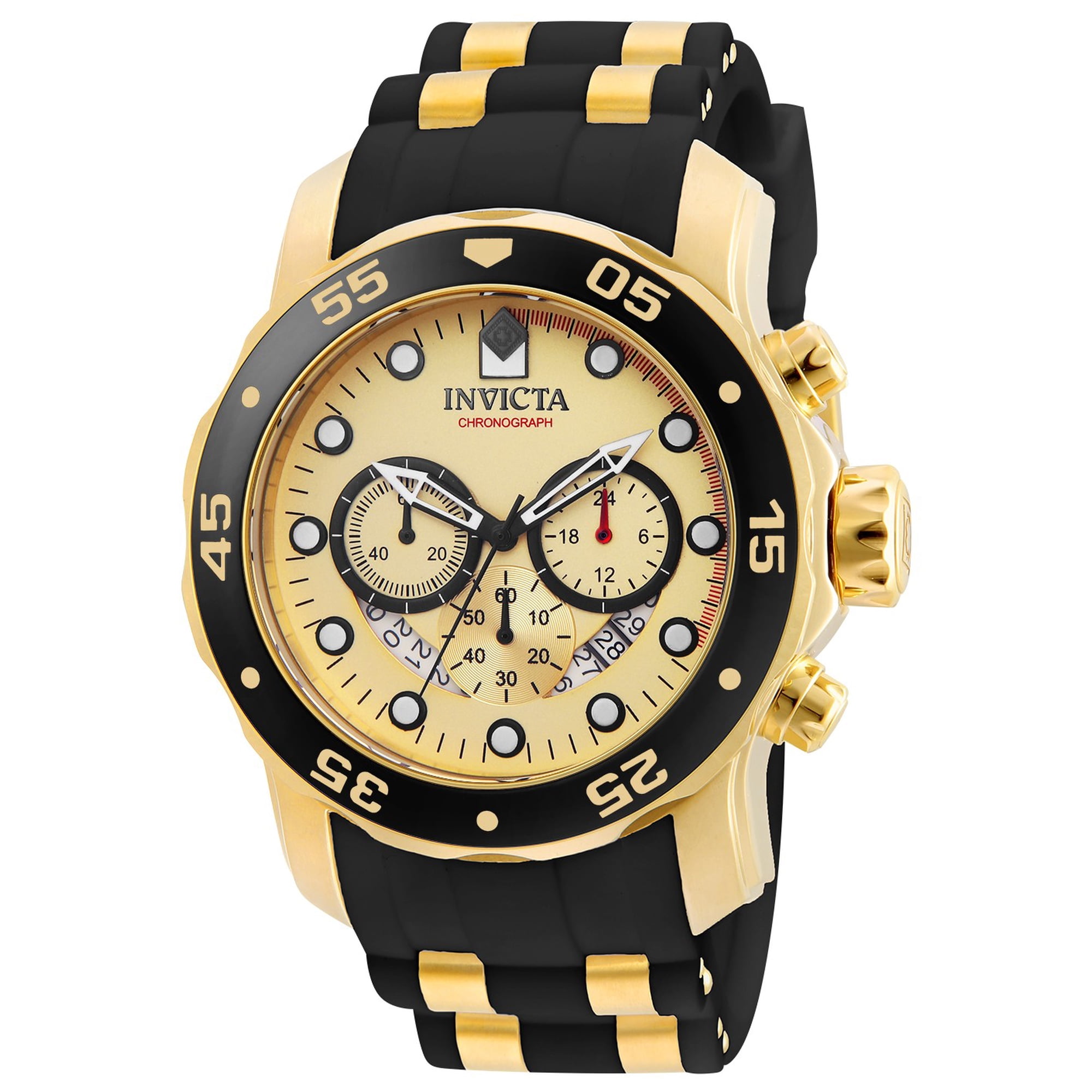 Invicta Women's Pro Diver Gold Dial Watch - 17566