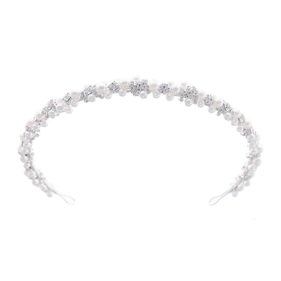 Osdhezcn Sparkling Rhinestones Pearls Hair Accessory Formal Event Lightweight Sturdy