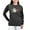 Charcoal, variant on CafePress - Christmas Penguin Women's Long Sleeve Dark T Shirt - Women's Long Sleeve Graphic Tee Casual Fit