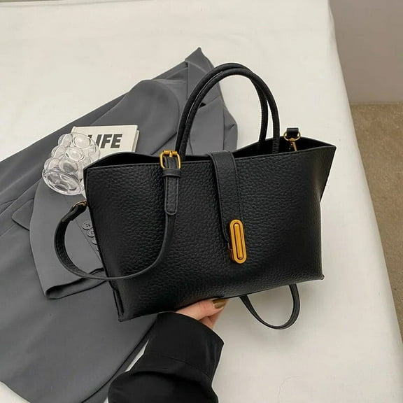 JUYGO Luxury Designer Large Capacity Tote Bag for Women's New Commuting Handbags Elegant Fashion Crossbody Shoulder Bags