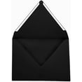 thumbnail image 2 of Darling Souvenir Self-Adhesive Invitation Envelopes, Straight-Flap, 4 3/4 x 6 1/2, Black, 100 Count, 2 of 4