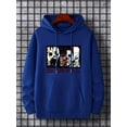 thumbnail image 2 of Sudadera Con Capucha Con Estampado De Película De Terror De Halloween Con Bolsillo De Canguro Para Hombres Para Primavera Y Otoño, Como Regalo, 2 of 4