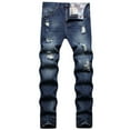 thumbnail image 2 of Wavsuf Mens Pants Cargo Jeans Lounge Blue Sweatpants Size M, 2 of 9
