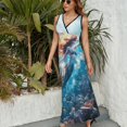 thumbnail image 3 of Mermaid Glitter Fish Scale Girls Pattern Design Sleeveless Dress Summer Clothes for Women Women's Clothing 2025, 3 of 7