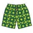 thumbnail image 2 of KLL Tennis Balls Men's Casual Summer Beach Shorts Hawaiian Shorts with Pockets-X-Large, 2 of 6