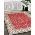 thumbnail image 2 of Ahgly Company Indoor Square Traditional Red Persian Area Rugs, 8' Square, 2 of 6