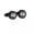 Black, variant on Earrings simple fashion round set diamond Roman digital earrings net red-White