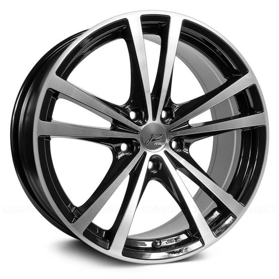 RTX Custom Wheel 15x6.5 inch Rim for 2000-2005 Acura EL 73.1mm CB Offset 42mm Black with Machined Face