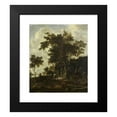 thumbnail image 2 of Roelant Roghman 15x17 Black Modern Framed Museum Art Print Titled - Forest Landscape with a Woodsman's Shed (1650 - 1692), 2 of 5