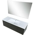 thumbnail image 6 of Lexora Home Sant 48" Single Acrylic Top Bathroom Vanity with Mirror in Charcoal, 6 of 11