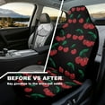 thumbnail image 4 of Yuyamidu Red Cherry Car Seat Covers Elastic Fabrics Waterproof Auto Seat Cover Cute Auto Interior Accessories 2 Pcs Set, Easy to Install, 4 of 7