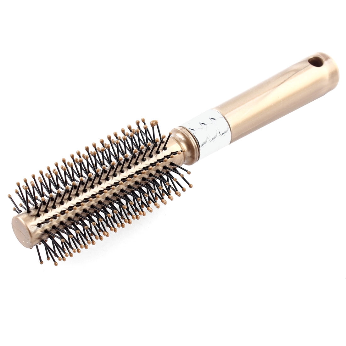round hair brush with plastic bristles