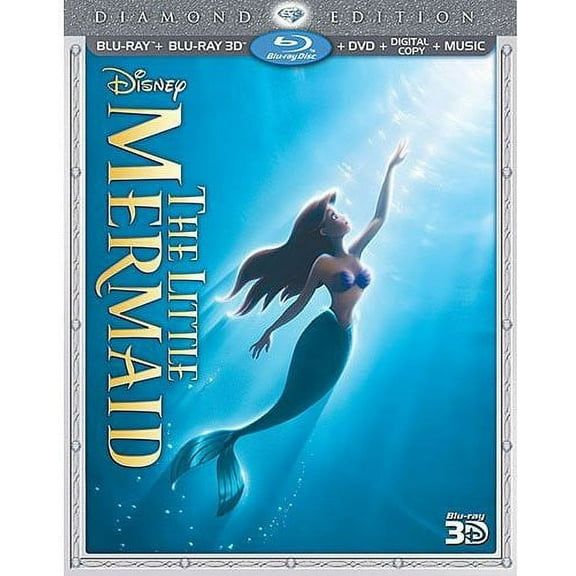 The Little Mermaid (Blu-ray, DVD, Digital Copy) (Diamond Edition) [1989]
