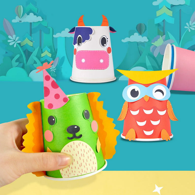 Coola Crafts for Kid Ages 4-8, 8PC Toddler Crafts, Animal Craft