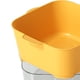 thumbnail image 5 of Cesta de drenaje de doble capa, recipiente para alimentos, cuenco para lavar frutas y verduras, cocina Amarillo, 5 of 6