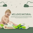 Happy Little Camper Natural Flushable Wipes Hypoallergenic & Chlorine