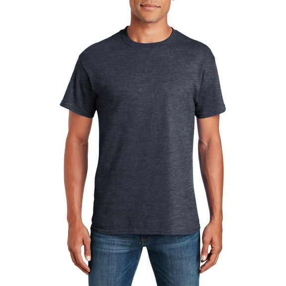 JustBlanks Adult Heavy Cotton T Shirt Classic width with a ribbed collar Taped neck