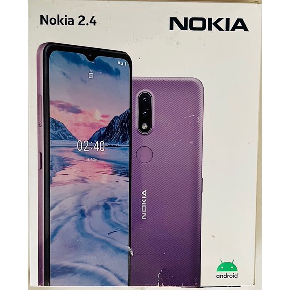 Nokia 2.4 TA-1274, Android 11, UNLOCKED, Dual SIM, Charcoal Gray, 32GB ****BRAND NEW IN OPEN BOX****