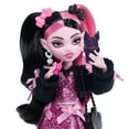 thumbnail image 3 of Monster High Draculaura Fashion Doll in Bow Dress with Pet Bat Count Fabulous and 7 Accessories, 3 of 6