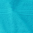 thumbnail image 4 of BNM Eco-Friendly Cotton Assorted Towel 12 Piece Set, Turquoise, 4 of 5