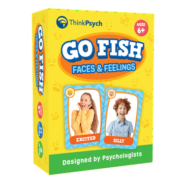 ThinkPsych Go Fish Faces & Feelings Game – SEL Card Game for Kids Ages 6 