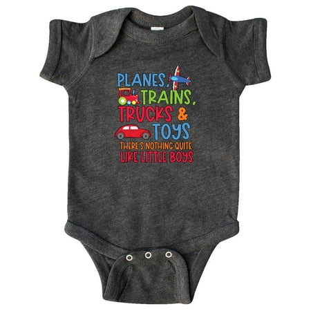 

Inktastic Planes Trains Trucks and Toys Nothing Quite Like Little Boys Gift Baby Boy Bodysuit