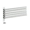 thumbnail image 1 of Swivel Out Towel Racks with Hooks 5-Bars Foldable Arms Bath Towel Hanger Wall Mount Towel, 1 of 8