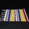 thumbnail image 3 of 2X Napperons de Table Mexicains, Napperons Assortis Mexicains Fête Mariage Mexicain, Chemin de Table Couverture à Franges 12 x 16 Pouces, 3 of 5
