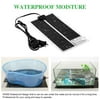 110V 7W Pets Rapid Heating Sheet Pads PVC Reptile Crawler Heating Pad Warmer Mat Black
