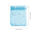 thumbnail image 2 of CIMAXIC fabric bags 50Pcs Fabric Lovely Star Pattern Candy Bags Beautiful Packing Bags (Blue),4.92"X3.94"X0.04", 2 of 4