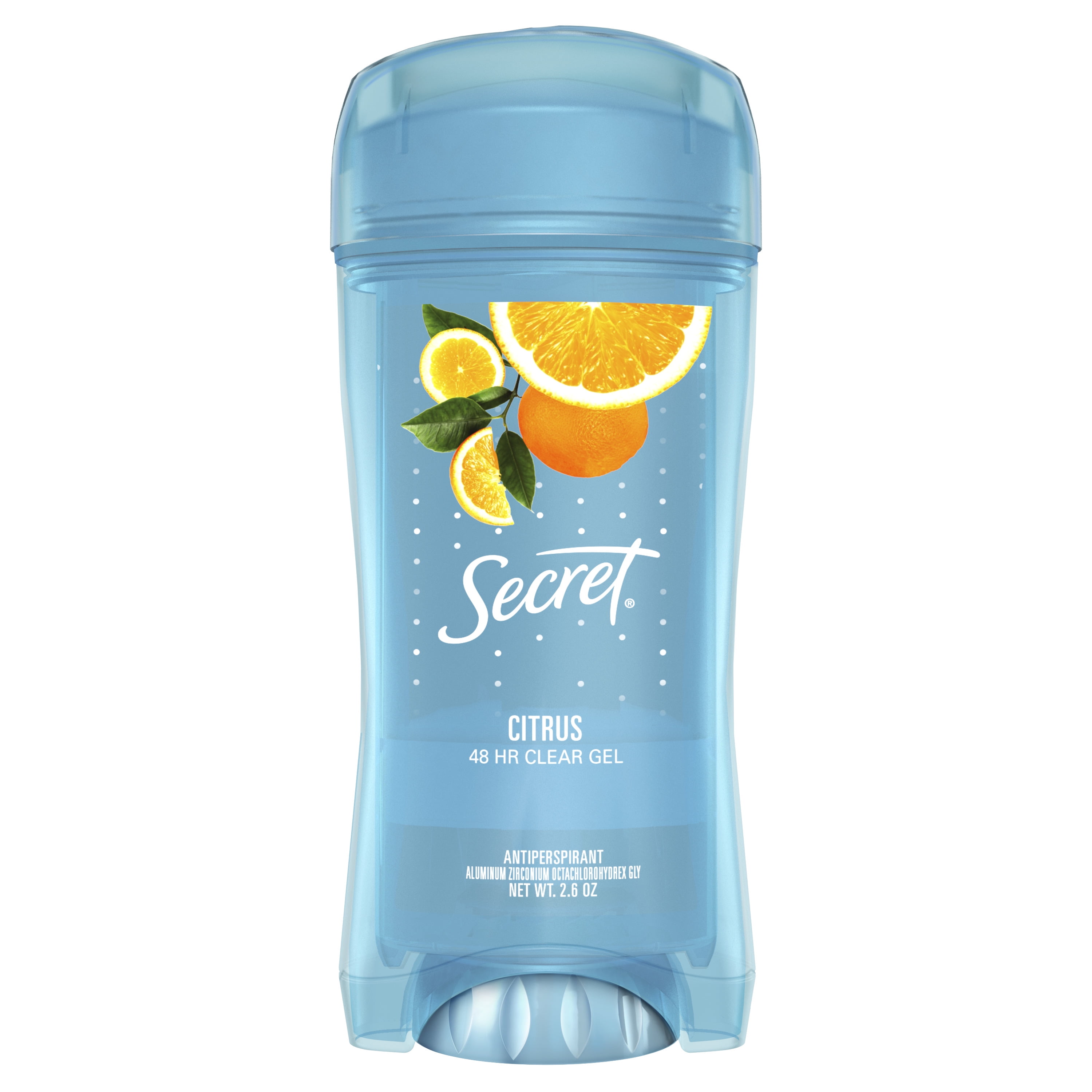 Secret Fresh Antiperspirant and Deodorant Clear Gel, Citrus, 2.6 oz