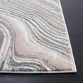 thumbnail image 3 of SAFAVIEH Meadow Joey Wavy Marble Area Rug, Beige/Blue, 6'7" x 6'7" Square, 3 of 8