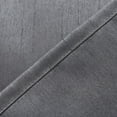 thumbnail image 3 of Faux Silk Stain Curtains with Rod Pocket Light Filtering Dupioni Silk Drapes,Dark Grey,52x84inch, 3 of 4