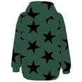 thumbnail image 4 of IMENGL Chandail à Capuchon de Printemps Automne avec Fermeture Éclair, Vert G, Taille M-3TG, 4 of 4