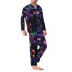 thumbnail image 2 of Fotbe Glowing Chameleon Fantasy Art Pijama de Hombre con Estampado de Manga Larga, Conjunto de 2 Piezas, Ropa de Dormir Suave y Cómoda con Bolsillos-Small, 2 of 7