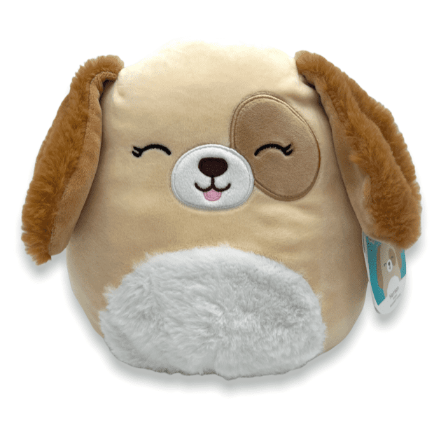 Squishmallows 8" HARRISON the Tan Dog Official Kellytoy Ultrasoft Plush