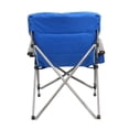 thumbnail image 5 of Kamp-Rite KAMPCC156 Padded Hard Arm Camp Folding Chair with Cupholder, Blue, 5 of 6
