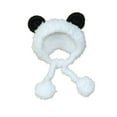 thumbnail image 3 of BESTYASH Disfraz De Con Gorro De Panda Tejido Para Mantener El Calor Y Proteger, 3 of 6