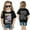 Black, variant on Girls Short Sleeve Print T-Shirt, Trendy Top for Teen and Youth, Casual Design for Daily Wear, Soft Fabric for Comfort, for Gifts and Fans, Fun Prints for Style
