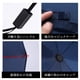 thumbnail image 4 of Paraguas plegable Parasol plegable manual Fibra de protección UV Parasol para patio al aire libre, Azul AweSitey HA001478-01, 4 of 6