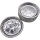 thumbnail image 2 of Set de 50 moldes para tartas - Aluminio - Calidad Premium - 23 cm Platos desechables de aluminio para tartas y quiches., 2 of 5