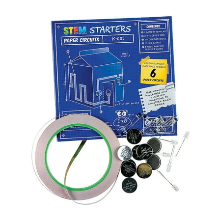 Express Starter Package - Fun Express - Stem Starters Paper Circuits - Educational - Teaching Aids - Science - 24 Pieces
