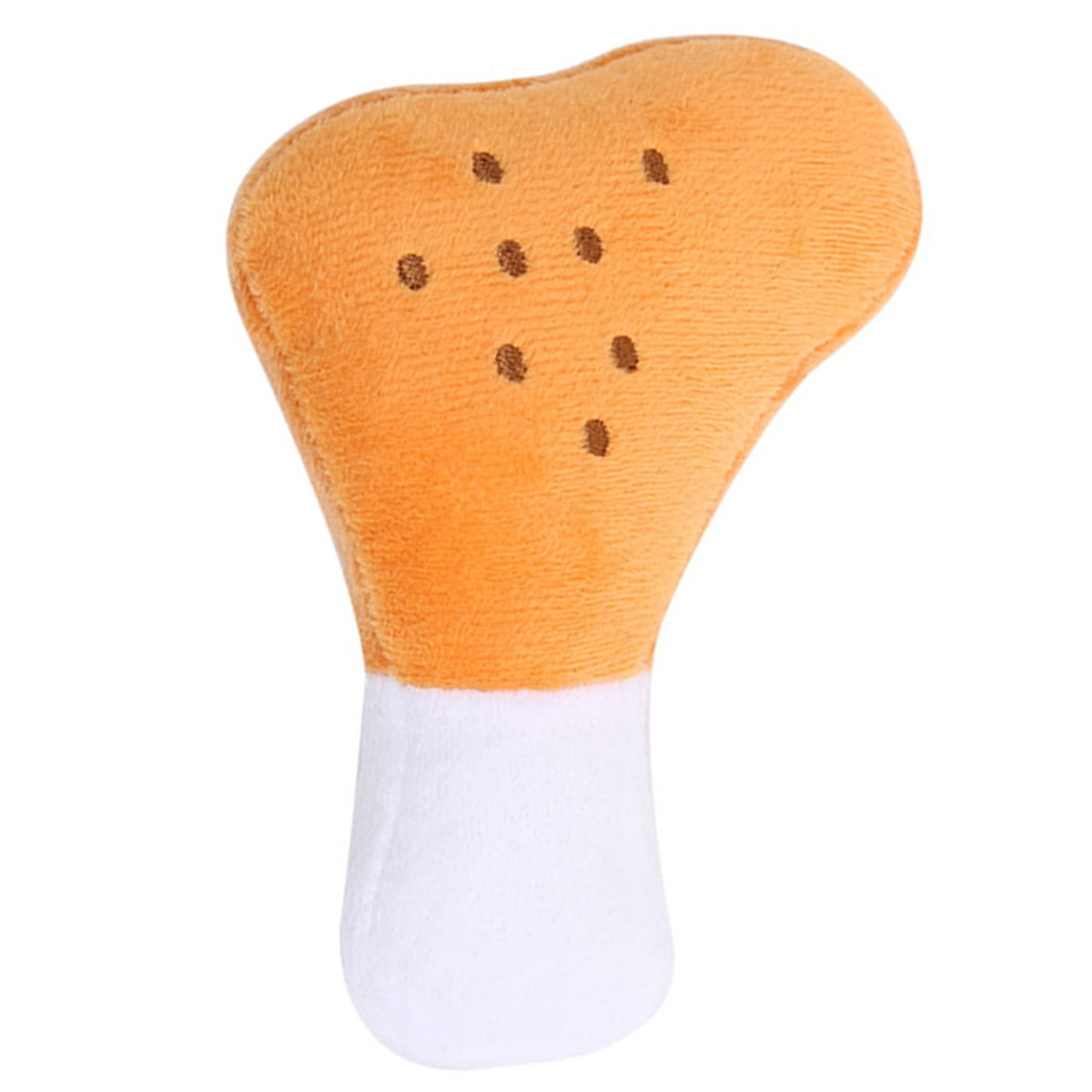 Dog Squeaky Toy Plush: Washable Funny Pet Interactive Toy Puppy Teething Toy
