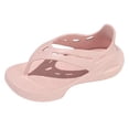 thumbnail image 5 of Rokment Cushioned Platform Flip Flops for Women Men EVA Thick Bottom Slip on Thongs with Back Strap Comfortable Orthopedic Arch Support Beach Pool Walking Sandals Pink Size 7.5, 5 of 5