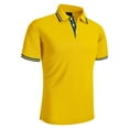 thumbnail image 4 of Afdoent Men's Polo Shirts Male Shirt Short Sleeve Breathable Tennis Summer Leisure Sports Polo Shirts Breathable, 4 of 9
